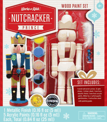 Nutcracker Prince Holiday Wood Paint Kit