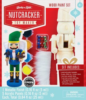 Nutcracker Toymaker Holiday Wood Paint Kit