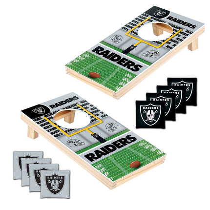Las Vegas Raiders - NFL Tabletop Cornhole