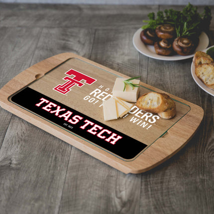 Texas Tech Red Raiders - Billboard Glass Top Serving Tray