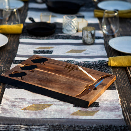 Wake Forest Demon Deacons Delio Cheese Cutting Board & Tools Set