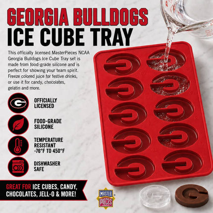 Georgia Bulldogs Ice Cube Tray