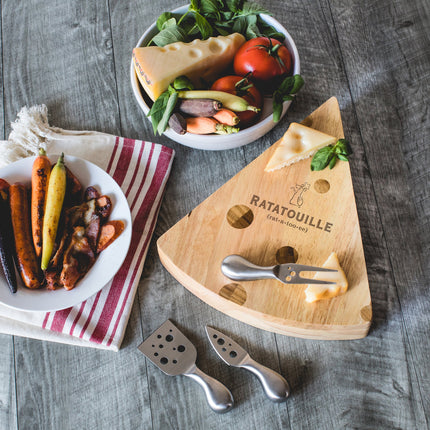 Ratatouille - Swiss Cheese Cutting Board & Tools Set