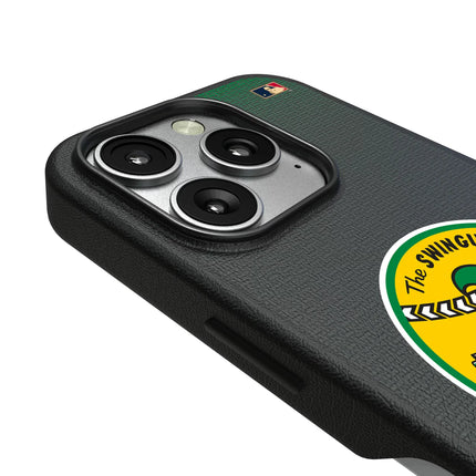 Oakland As 1971-1981 - Cooperstown Collection Linen MagSafe Compatible Phone Case for Apple iPhone
