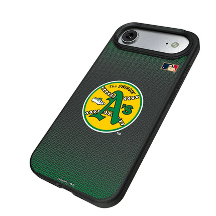 Oakland As 1971-1981 - Cooperstown Collection Linen MagSafe Compatible Phone Case for Apple iPhone