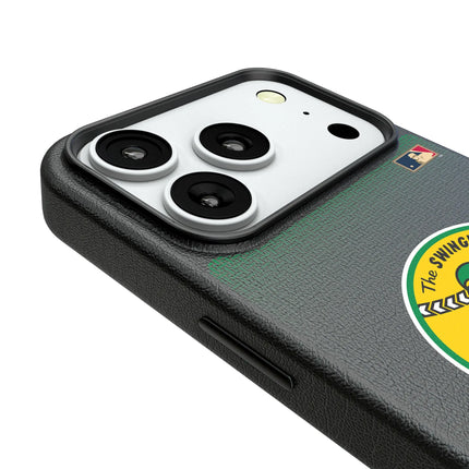 Oakland As 1971-1981 - Cooperstown Collection Linen MagSafe Compatible Phone Case for Apple iPhone