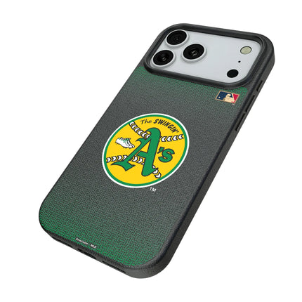 Oakland As 1971-1981 - Cooperstown Collection Linen MagSafe Compatible Phone Case for Apple iPhone