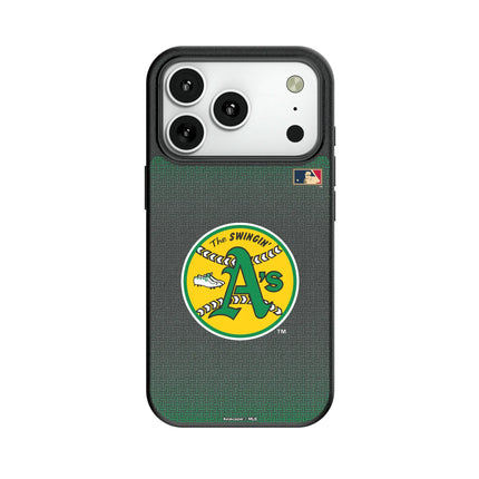 Oakland As 1971-1981 - Cooperstown Collection Linen MagSafe Compatible Phone Case for Apple iPhone