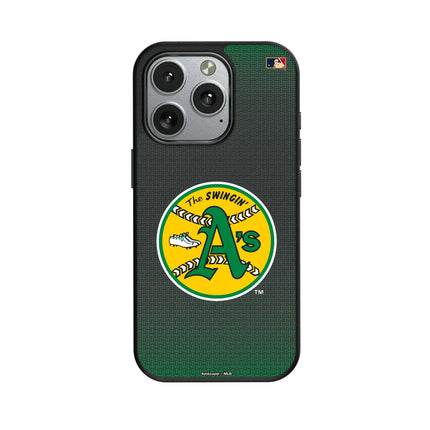 Oakland As 1971-1981 - Cooperstown Collection Linen MagSafe Compatible Phone Case for Apple iPhone