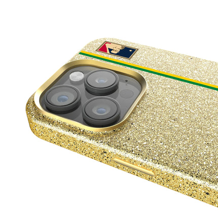 Oakland As 1971-1981 - Cooperstown Collection Sidebar Bling Phone Case for Apple iPhone