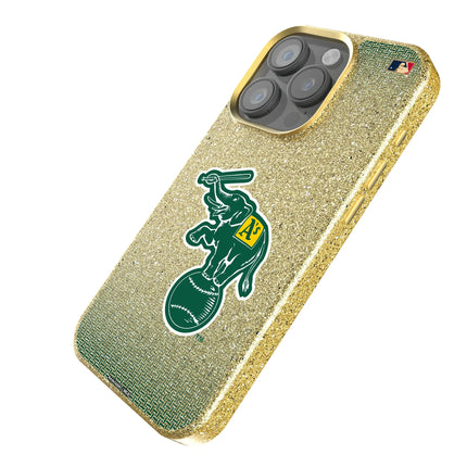 Oakland As Home 1988 - Cooperstown Collection Linen Bling Phone Case for Apple iPhone