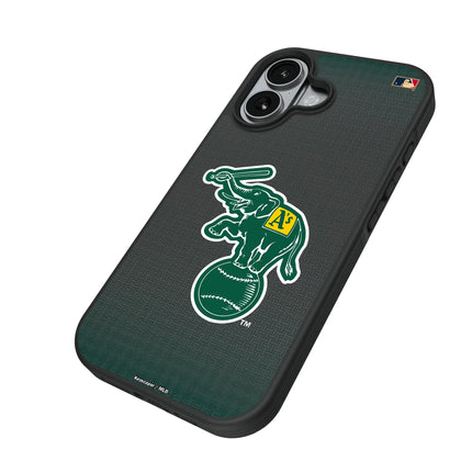 Oakland As Home 1988 - Cooperstown Collection Linen Bump Phone Case for Apple iPhone