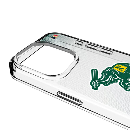 Oakland As Home 1988 - Cooperstown Collection Linen Clear Phone Case for Apple iPhone