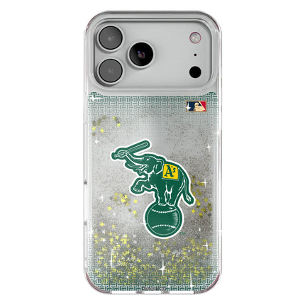 Oakland As Home 1988 - Cooperstown Collection Linen Glitter Phone Case for Apple iPhone