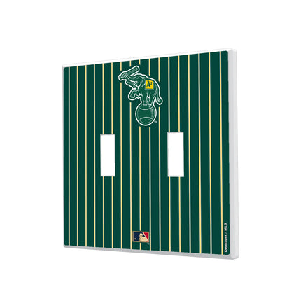 Oakland As Home 1988 - Cooperstown Collection Pinstripe Hidden-Screw Light Switch Plate