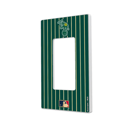 Oakland As Home 1988 - Cooperstown Collection Pinstripe Hidden-Screw Light Switch Plate