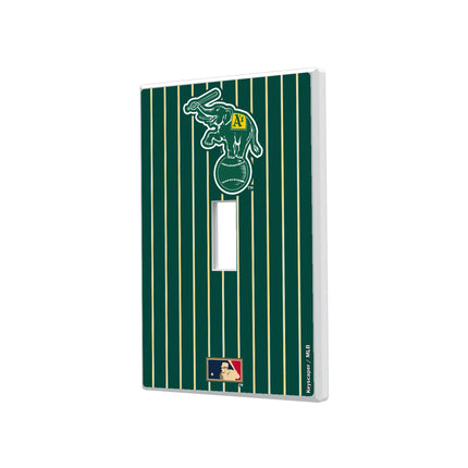Oakland As Home 1988 - Cooperstown Collection Pinstripe Hidden-Screw Light Switch Plate