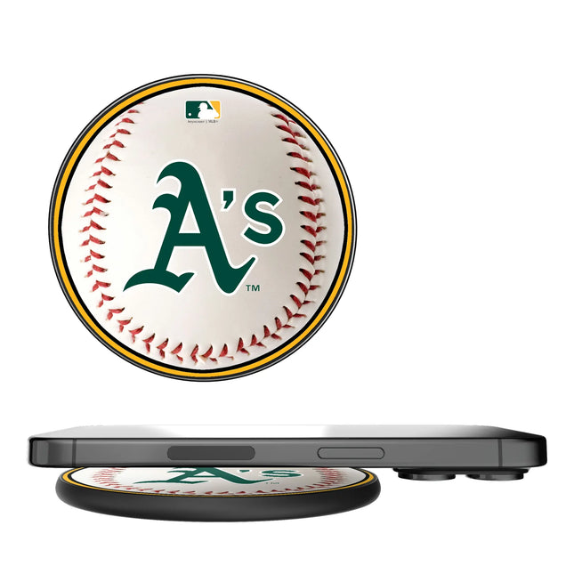 Oakland Athletics Baseball 15-Watt Wireless Charger