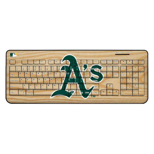Oakland Athletics Baseball Bat Wireless USB Keyboard