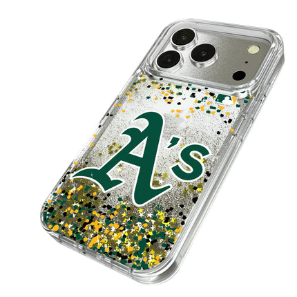 Oakland Athletics Confetti Glitter Phone Case for Apple iPhone