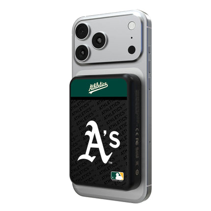 Oakland Athletics Endzone Plus Wireless Mag Power Bank