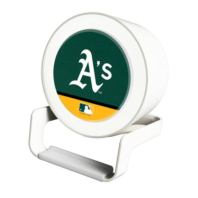Oakland Athletics Endzone Solid Night Light Charger and Bluetooth Speaker