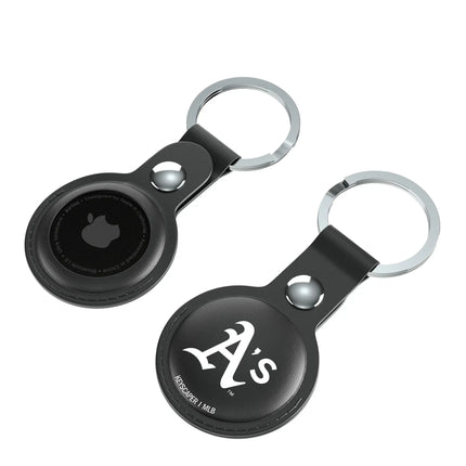 Oakland Athletics Insignia Black Airtag Holder 2-Pack