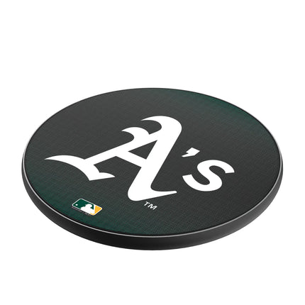 Oakland Athletics Linen 15-Watt Wireless Charger
