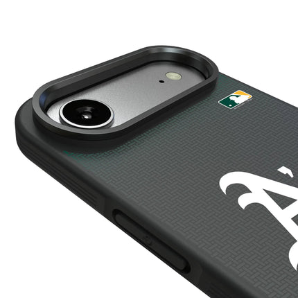 Oakland Athletics Linen Bump Phone Case for Apple iPhone