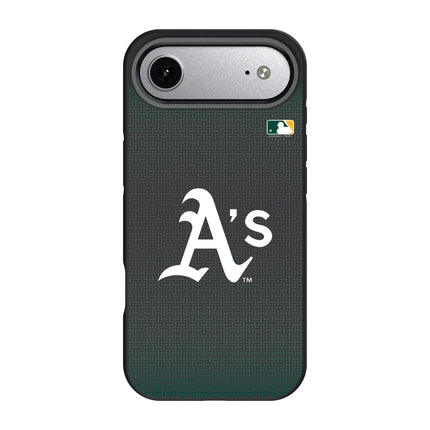 Oakland Athletics Linen Bump Phone Case for Apple iPhone