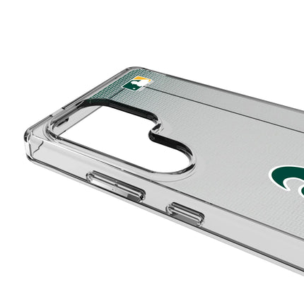 Oakland Athletics Linen Clear Phone Case for Samsung Galaxy