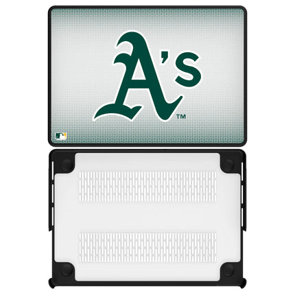 Oakland Athletics Linen Laptop Case for Apple MacBook