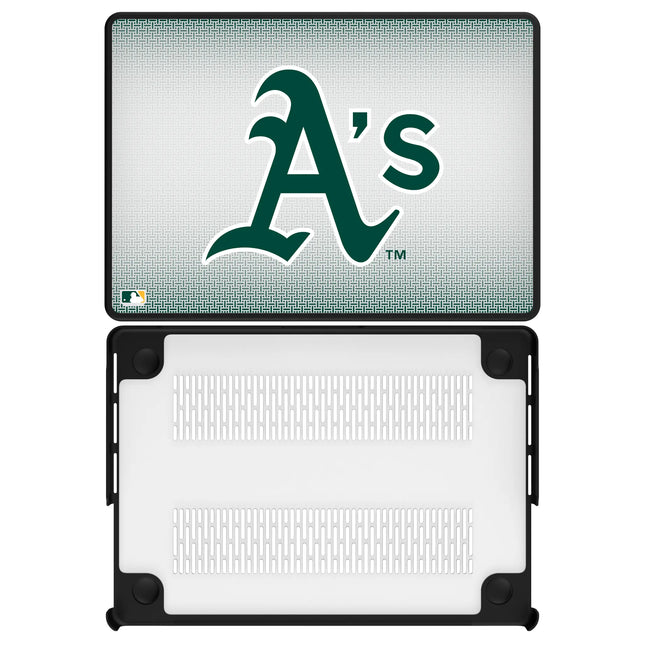 Oakland Athletics Linen Laptop Case for Apple MacBook