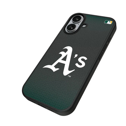 Oakland Athletics Linen MagSafe Compatible Phone Case for Apple iPhone