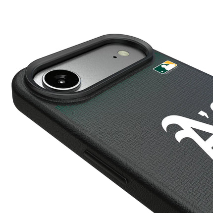 Oakland Athletics Linen MagSafe Compatible Phone Case for Apple iPhone