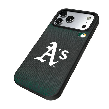 Oakland Athletics Linen MagSafe Compatible Phone Case for Apple iPhone