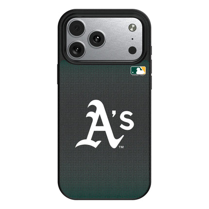 Oakland Athletics Linen MagSafe Compatible Phone Case for Apple iPhone