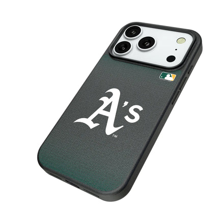 Oakland Athletics Linen MagSafe Compatible Phone Case for Apple iPhone