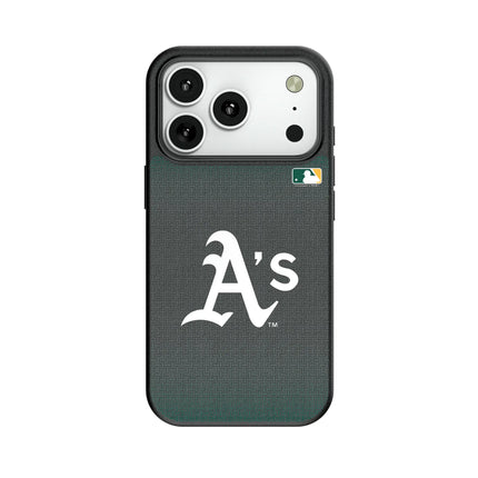 Oakland Athletics Linen MagSafe Compatible Phone Case for Apple iPhone