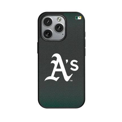 Oakland Athletics Linen MagSafe Compatible Phone Case for Apple iPhone