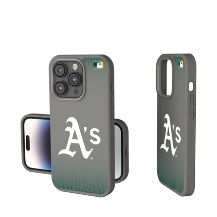 Oakland Athletics Linen Soft Touch Phone Case for Apple iPhone