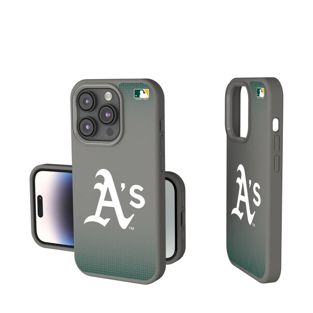 Oakland Athletics Linen Soft Touch Phone Case for Apple iPhone