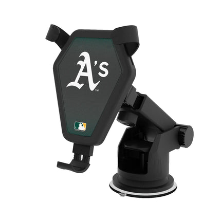 Oakland Athletics Linen Wireless Car Charger