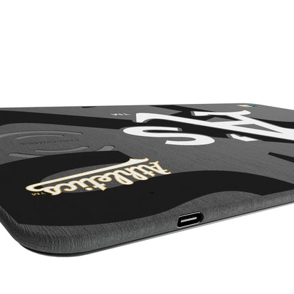 Oakland Athletics Monocolor Tilt 15-Watt Wireless Charger and Mouse Pad