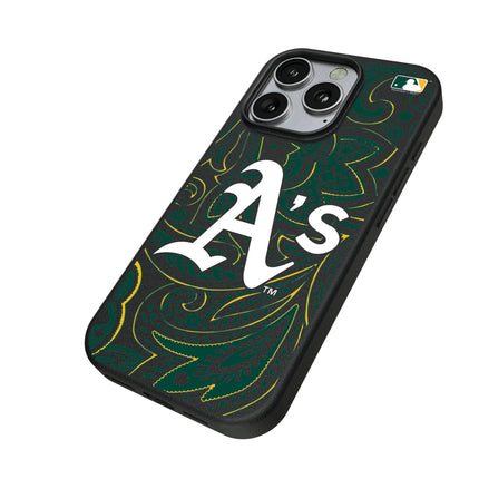 Oakland Athletics Paisley MagSafe Compatible Phone Case for Apple iPhone
