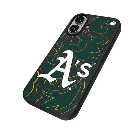 Oakland Athletics Paisley MagSafe Compatible Phone Case for Apple iPhone