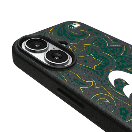 Oakland Athletics Paisley MagSafe Compatible Phone Case for Apple iPhone