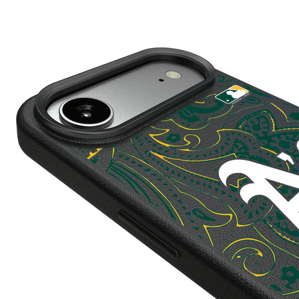 Oakland Athletics Paisley MagSafe Compatible Phone Case for Apple iPhone