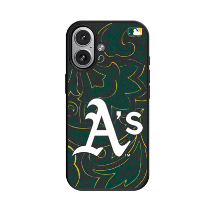 Oakland Athletics Paisley MagSafe Compatible Phone Case for Apple iPhone