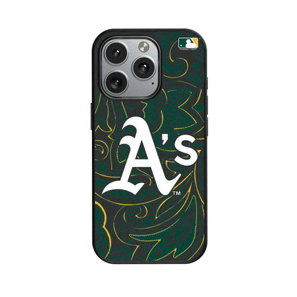 Oakland Athletics Paisley MagSafe Compatible Phone Case for Apple iPhone